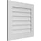 Ekena Millwork Vertical Surface Mount PVC Gable Vent: Non-Functional, w/ 3-1/2"W x 1"P Standard Frame, 26"W x 24"H GVPVE26X2401SN - alternate 2